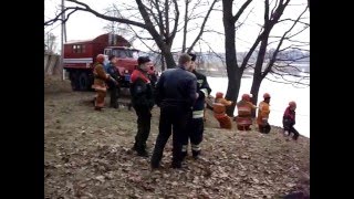 Маршрутка упала с моста Добруш