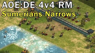Age of Empires: Definitive Edition - 2v2v2v2 RM Sumerians - eartahhj - 04/03/2018