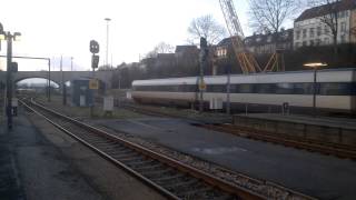 Tog på Århus H 1[Trains at Århus H 1] IC4 HORN!