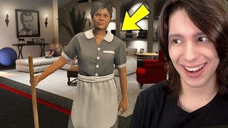 JOGANDO GTA 5 COMO UMA EMPREGADA!!