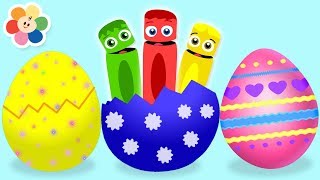 Aprende Colores y Números con Huevos y Sorpresas para Niños | BabyFirst Español