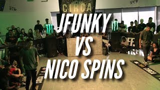 JFunky (Knucklehead Zoo) VS Nico Spins (Killafornia) CIRCA BBOY BATTLE