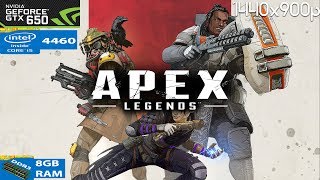Apex Legends | GTX 650 | I5 4460 | 8GB RAM | 1440x900p