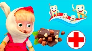Маша и Медведь у ЗУБНОГО ВРАЧА Лечим зубы играем в ДОКТОРА