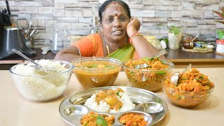 நச்சுனு சுவையான 1 லஞ்ச் மெனு |Lunch menu combo|potato gravy|Different siddishes|Amma samayal
