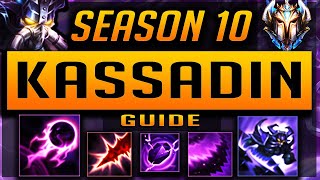 [OP TIER] KASSADIN GUIDE SEASON 9 (2019) ULTIMATE GUIDE [BEST RUNES, ITEMS, GAMEPLAY, COMBO] | Zoose