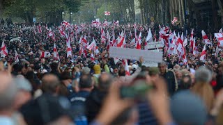 „თავისუფლება სააკაშვილს!“ — მასშტაბური აქცია თბილისის ცენტრში