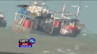 Cuaca Buruk, Perahu Motor Tenggelam di Perairan Balongan - NET24