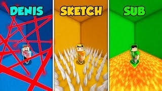 DENIS vs SKETCH vs SUB - ESCAPE ROOM in Minecraft! (The Pals)