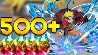 BIGGEST SHAFT OF ALL TIME! 500+ PEARLS SAGE MODE NARUTO & KONAHAMARU BANNER | Naruto Ninja Blazing