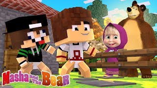 DESAFIO DA BASE DOS BEBÊS 100% SEGURA CONTRA A MASHA E URSO - MINECRAFT