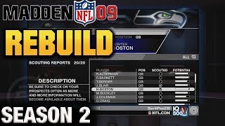 Madden 09 Seattle Seahawks Rebuild - Season 2 Part 1