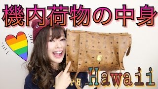 【バックの中身】海外旅行～飛行機の機内荷物～