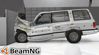 BeamNG Drive IIBS Crash Testing #8 Gavril Roamer (IIHS)