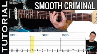 Como tocar Smooth Criminal de Michael Jackson en guitarra tutorial completo