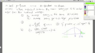 Part 2: p-value  2-tailed t-test