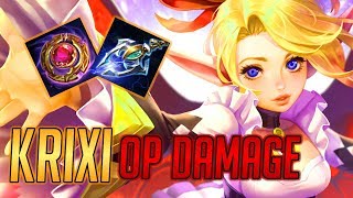 KRIXI IS STILL SUPER STRONG! (OP DAMAGE) | Arena of Valor Krixi Build - Liên Quân Krixi