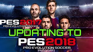 PES 2017 UPDATING TO PES 2018||resmi di playstore||dari Konami langsung||android game