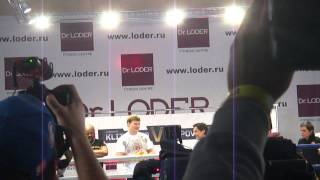 Открытая тренировка Поветкина перед Кличко