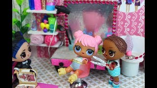 КУКЛЫ ЛОЛ и  САЛОН КРАСОТЫ.Часть 1 Мультик про куклы LOL SURPRISE. MC Family. Doll House