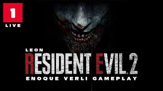 RESIDENT EVIL 2 #1 - Início de Gameplay, legendado em Português - Campanha do Leon no PS4 PRO