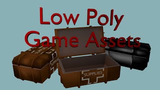 Building in Blender Low poly game objets