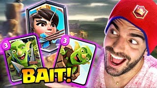 O LOG BAIT NUNCA SAI FORA DO META NO CLASH ROYALE!