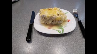 Рецепт Запеканки из цветной капусты с куриным филе - видео-рецепт ПП запеканки на ужин