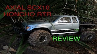 Axial Scx10 Honcho RTR 1/10th Rc Trail Truck Review