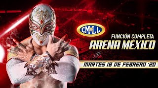 LUCHA LIBRE MARTES DE NUEVOS VALORES EN LA ARENA MEXICO 18 DE FEBRERO DE  2020 FUNCION COMPLETA