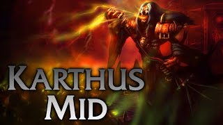 League of Legends | Pentakill Karthus Mid - Full Game Commentary