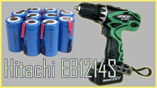 Восстановление аккумулятора Hitachi EB1214S.