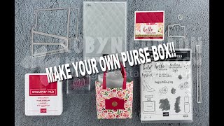 Make a Purse with Stampin' Up!'s All Dressed Up Dies & Dressed to Impress Stamp Set! - Ep. 758