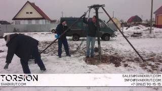Сваекрут  Торсион Проверка мощности установки