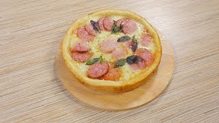 ТЕСТО ДЛЯ ПИЦЦЫ  В МУЛЬТИВАРКЕ-СКОРОВАРКЕ, РЕЦЕПТ ПИЦЦЫ С САЛЯМИ  #РЕЦЕПТЫ ДЛЯ МУЛЬТИВАРКИ