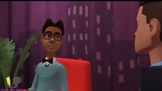 Learn English Conversation with Subtitle through Cartoon | English Speaking lesson 15