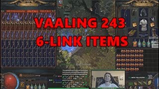 [PoE] Stream Highlights #210 - Vaaling 243 6-link items