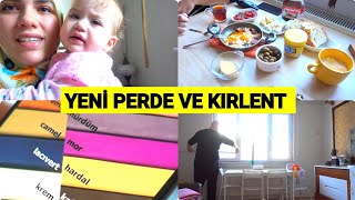 Günlük Vlog | EVE YENİ PERDE VE KIRLENTLER | ONLINE ALIŞVERİŞ | HAFTA SONU RUTİNİMİZ