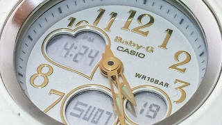 BabyG BG-92L White Gold watch review & Casio 5000 module | Carbon Fiber Gshock replacement B&B