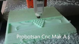 cnc router Köpük İşleme 2