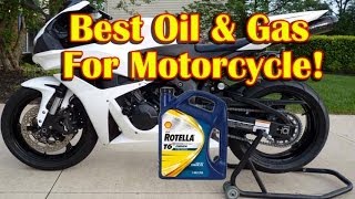 Best Motorcycle OIL and GAS - Shell Rotella T-6 5w-40 Oil Review