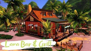The Sims 4 || Speed Build || Lava Bar & Grill