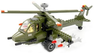 Enlighten Brick Combat Zones 818 Helicopter