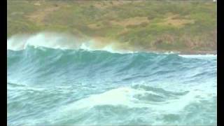 LONGBOARD SURFING BIG WAVES