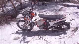 2013 6月9日 雪道 KTM250 WR250F TT250 アタック！