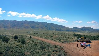 First landing on OUR OWN RUNWAY!!! House build update and Kitfox build update.
