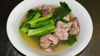 Cooking Pork Soup, Delicious Pork And Lettuce Recipe, Cooking Skills