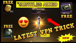 Pubg Vpn Trick | New Trick Pubg | China Vpn | Free Legendary Outfit