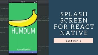 How to React-Native : Building Splash screen
