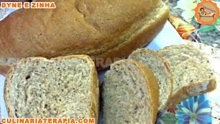 PÃO INTEGRAL COM LINHAÇA RICO EM FIBRAS POR CULINARIATERAPIA